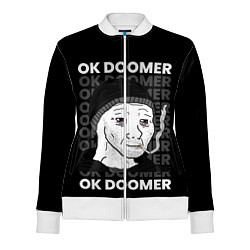 Олимпийка женская OK DOOMER, цвет: 3D-белый