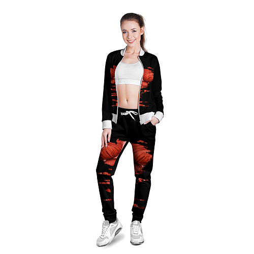 Женская олимпийка Титан / 3D-Белый – фото 3