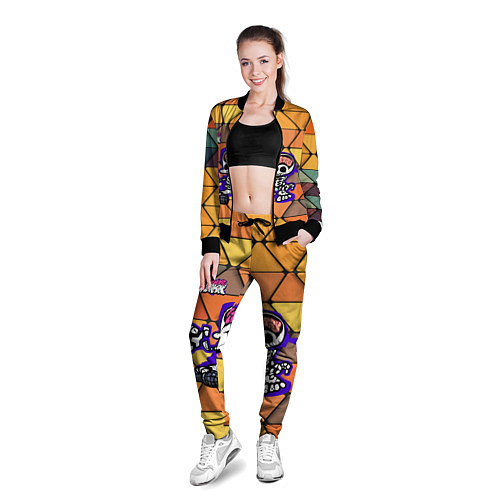 Женская олимпийка Friday Night Funkin игра / 3D-Черный – фото 3