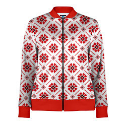 Олимпийка женская Славянская одежда, цвет: 3D-красный