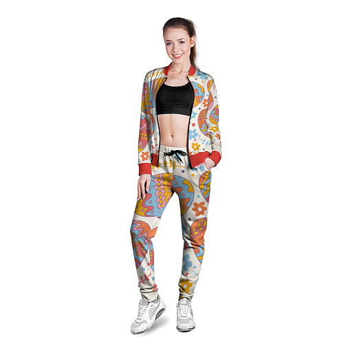 Женская олимпийка Пасха / 3D-Красный – фото 3