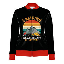 Олимпийка женская Camping, цвет: 3D-красный