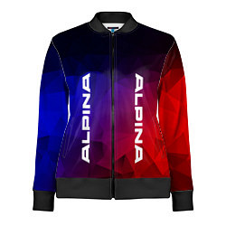 Олимпийка женская Alpina RED BLUE, цвет: 3D-черный