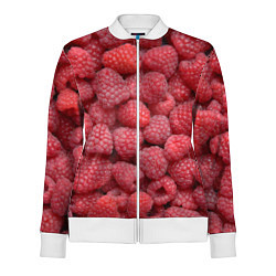Олимпийка женская Малина - ягоды, цвет: 3D-белый
