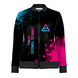 Женская олимпийка Thirty Seconds to Mars Neon Gradient