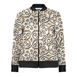 Женская олимпийка Цветочный кружевной орнамент