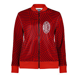 Олимпийка женская AC Milan отпечатки, цвет: 3D-красный