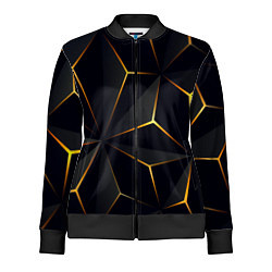 Олимпийка женская Hexagon Line Smart, цвет: 3D-черный