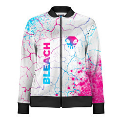 Олимпийка женская Bleach neon gradient style: надпись, символ, цвет: 3D-черный