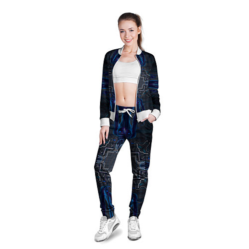 Женская олимпийка Космосхема / 3D-Белый – фото 3