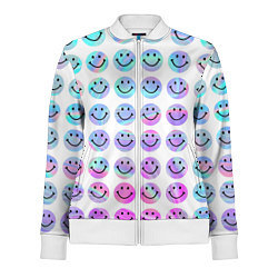 Олимпийка женская Smiley holographic, цвет: 3D-белый