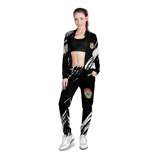 Женская олимпийка Ссср спортивный стиль / 3D-Черный – фото 3