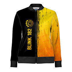 Олимпийка женская Blink 182 - gold gradient: по-вертикали, цвет: 3D-черный