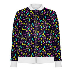 Олимпийка женская Неоновая ведьмочка, цвет: 3D-белый