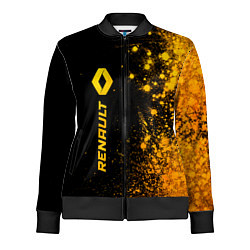 Олимпийка женская Renault - gold gradient по-вертикали, цвет: 3D-черный