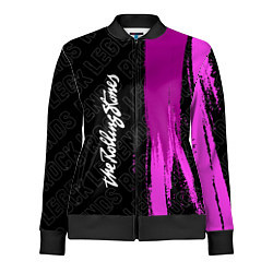 Олимпийка женская Rolling Stones rock legends по-вертикали, цвет: 3D-черный