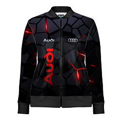 Олимпийка женская Audi - плиты с эффектом свечения, цвет: 3D-черный
