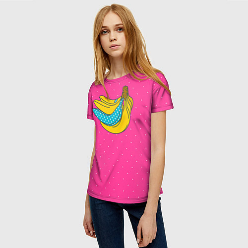 Женская футболка Банан 2 / 3D-принт – фото 3