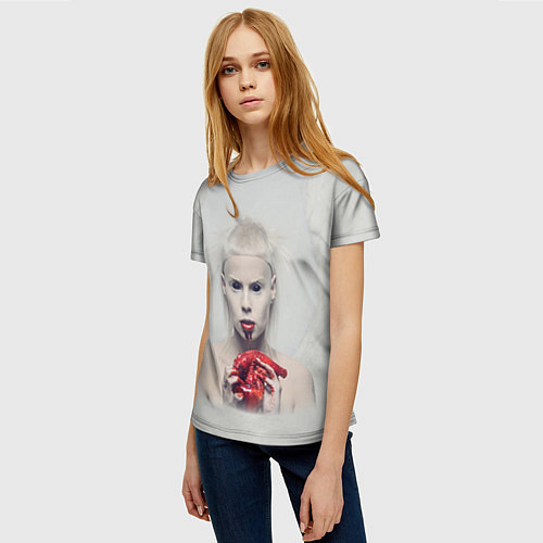 Женская футболка Die Antwoord: Blooded Heart / 3D-принт – фото 3