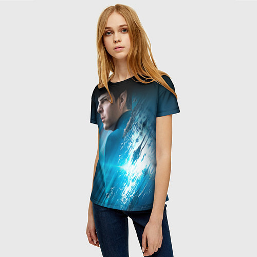 Женская футболка Star Trek: Spock / 3D-принт – фото 3