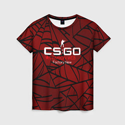 Футболка женская Cs:go - Crimson Web Style Factory New Кровавая пау, цвет: 3D-принт