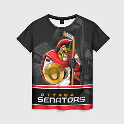 Футболка женская Ottawa Senators, цвет: 3D-принт