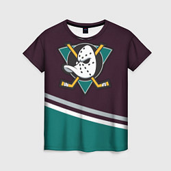 Футболка женская Anaheim Ducks, цвет: 3D-принт