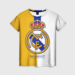 Футболка женская Real Madrid CF, цвет: 3D-принт