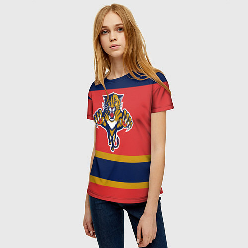 Женская футболка Florida Panthers / 3D-принт – фото 3