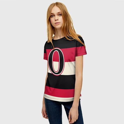 Женская футболка Ottawa Senators O / 3D-принт – фото 3