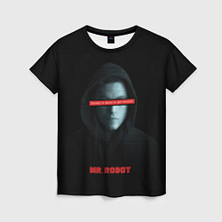 Футболка женская Mr Robot, цвет: 3D-принт