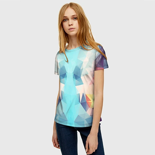 Женская футболка Grazy Poly VPPDGryphon / 3D-принт – фото 3