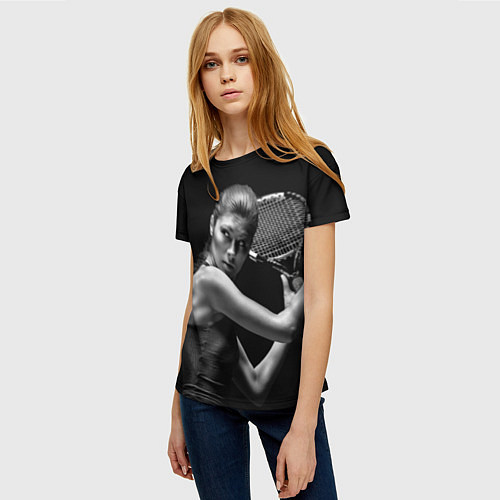 Женская футболка Ответный удар / 3D-принт – фото 3