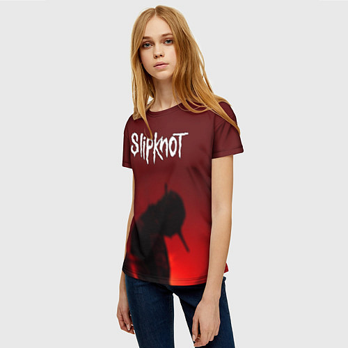 Женская футболка Slipknot Shadows / 3D-принт – фото 3