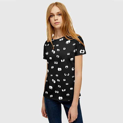 Женская футболка Хэллуин 4 / 3D-принт – фото 3