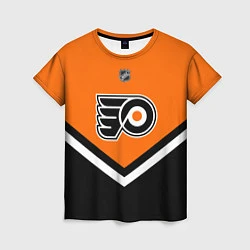 Футболка женская NHL: Philadelphia Flyers, цвет: 3D-принт