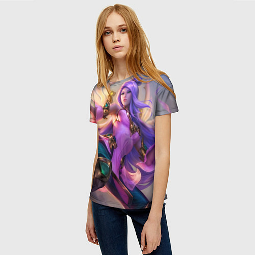 Женская футболка Irelia / 3D-принт – фото 3