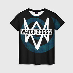 Футболка женская Watch Dogs 2, цвет: 3D-принт