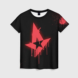 Футболка женская Astralis: Black collection, цвет: 3D-принт