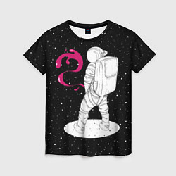 Женская футболка Космическая струя