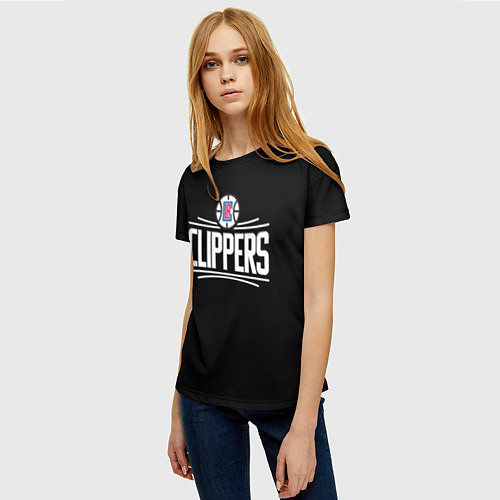 Женская футболка Клипперс / 3D-принт – фото 3