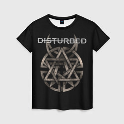 Футболка женская Disturbed Logo, цвет: 3D-принт