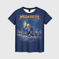 Футболка женская Megadeth: Rust In Peace, цвет: 3D-принт