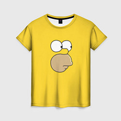 Женская футболка Гомер стесняется