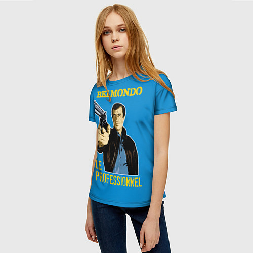 Женская футболка Бельмондо / 3D-принт – фото 3