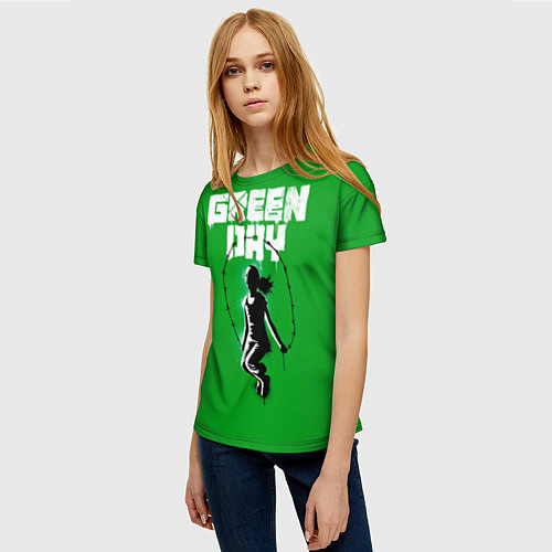 Женская футболка Green Day: Girl / 3D-принт – фото 3