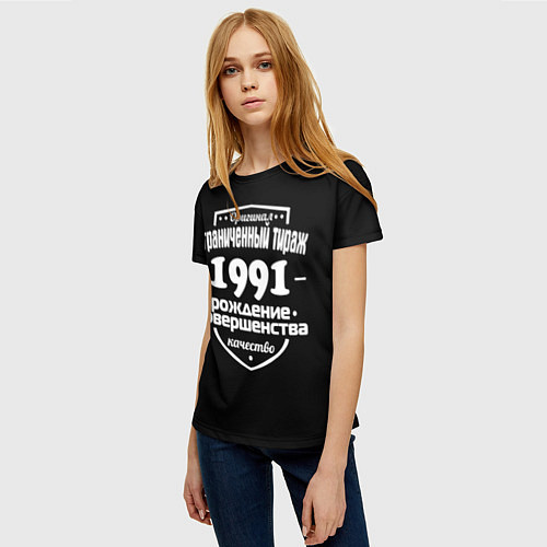 Женская футболка Рождение совершенства 1991 / 3D-принт – фото 3