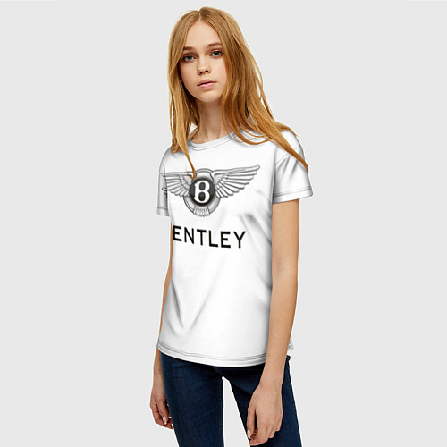 Женская футболка Bentley / 3D-принт – фото 3