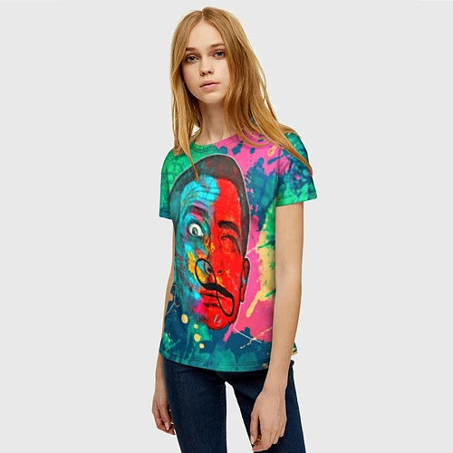 Женская футболка Dali Art / 3D-принт – фото 3