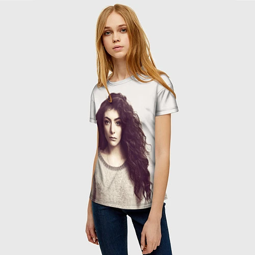 Женская футболка Lorde Young / 3D-принт – фото 3